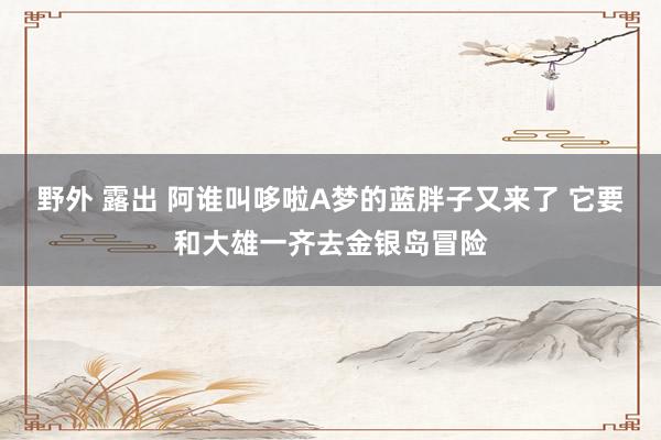 野外 露出 阿谁叫哆啦A梦的蓝胖子又来了 它要和大雄一齐去金银岛冒险